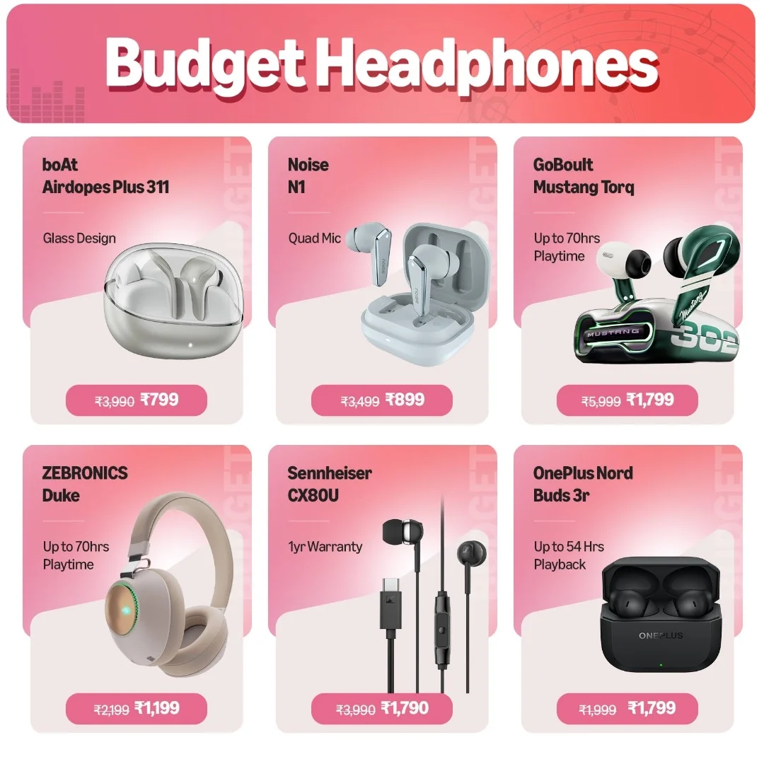 Budget Headphones Deals