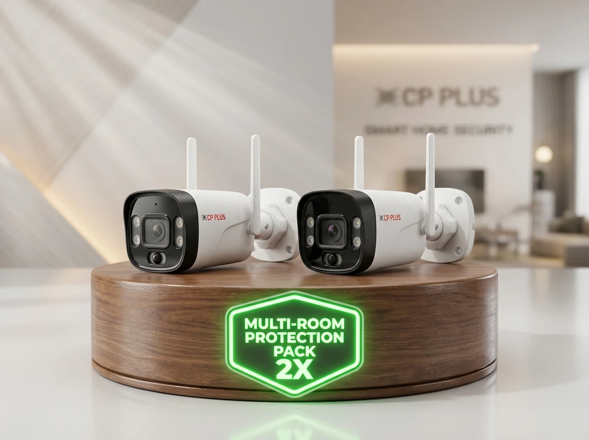 CP PLUS Smart CCTV Multi-Room Camera Pack