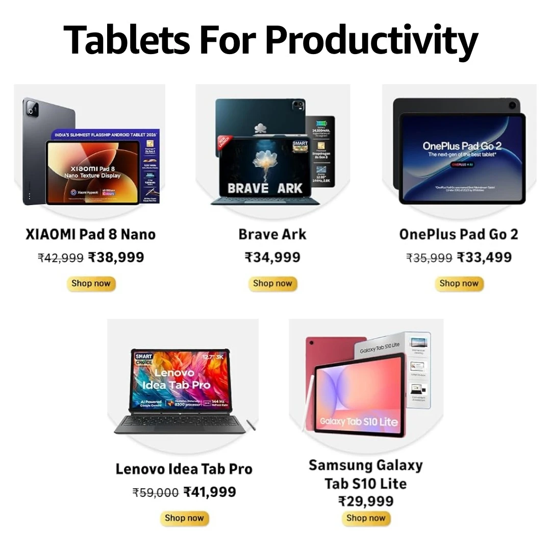 Android and iPad Tablet Deals