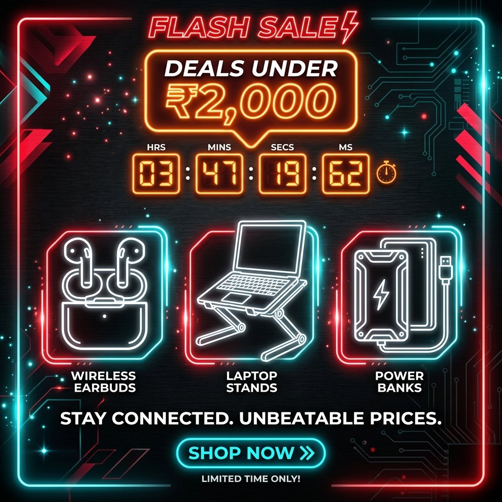 Amazon Flash Sale Today Deals Under 2000