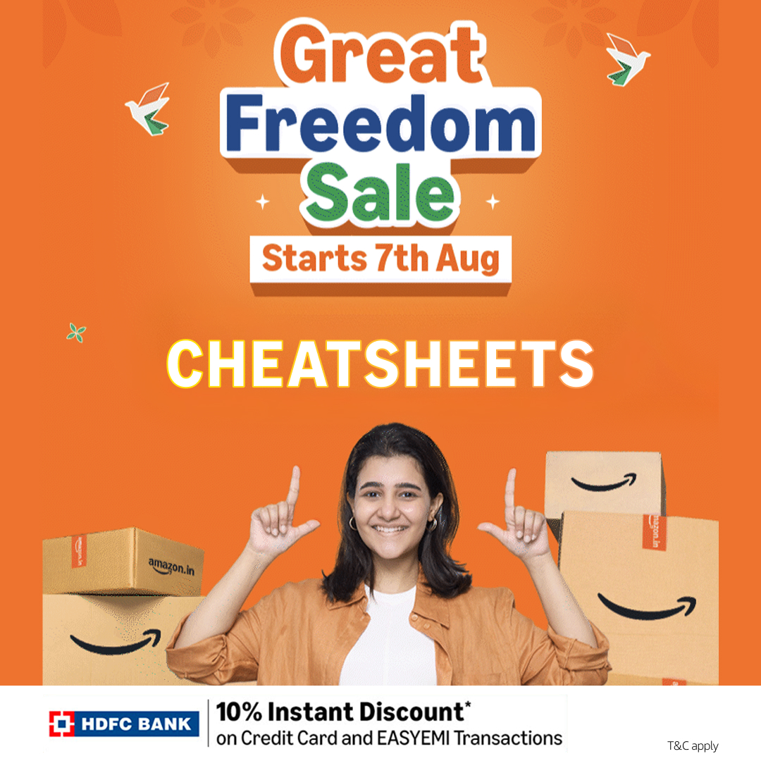 Amazon Great Freedom Sale 22 Category Deal Cheatsheets