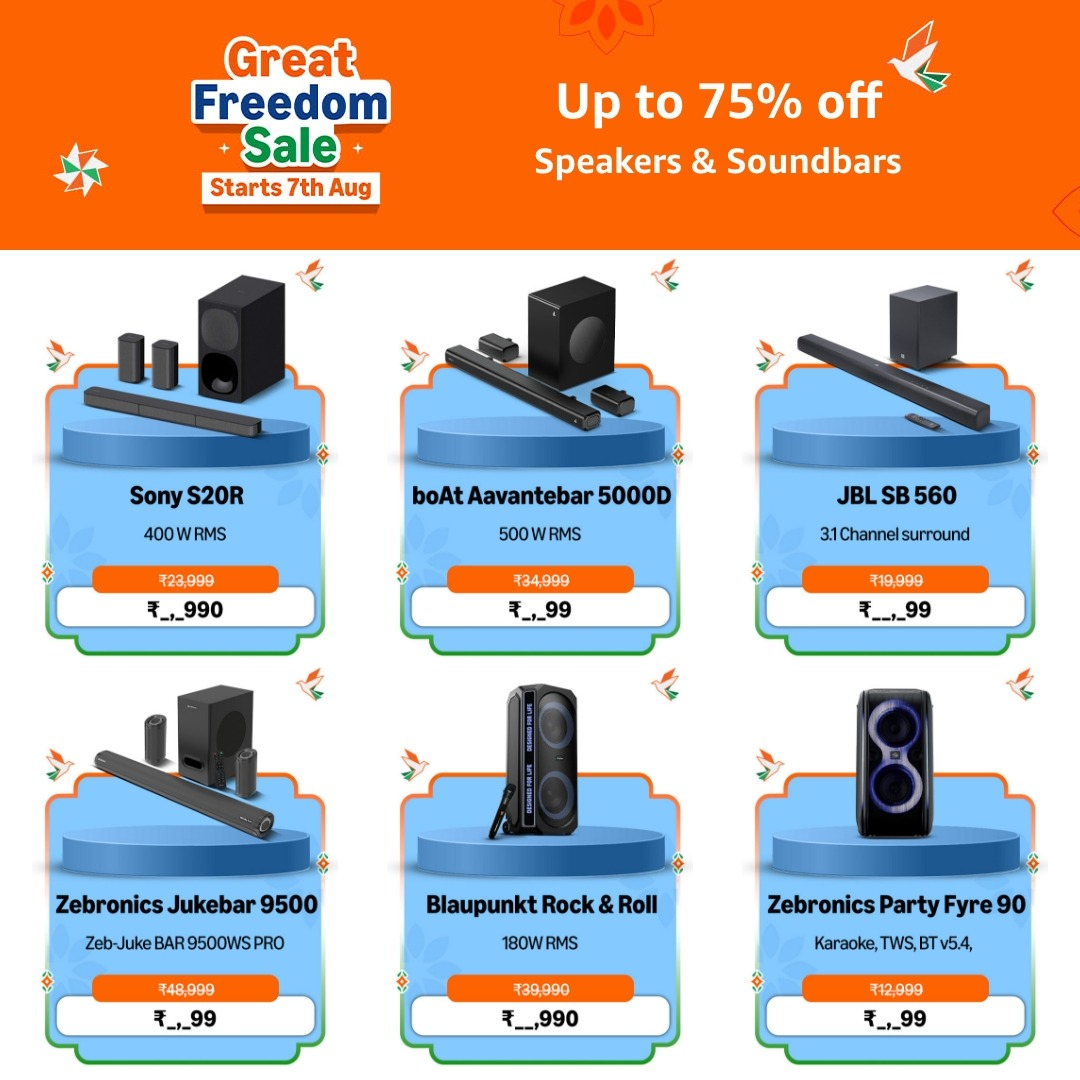 Speakers & Soundbars Deals